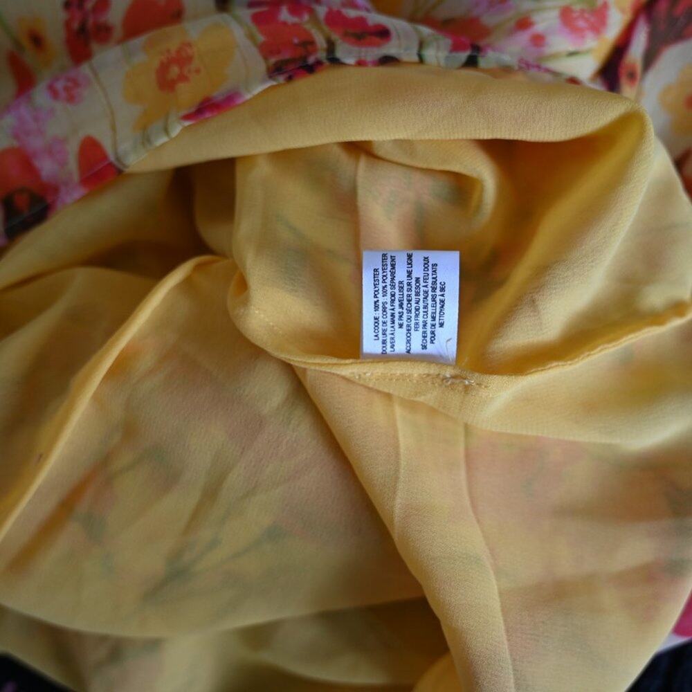 Walter Baker Size 4 NWT Floral Yellow Tulip Adriana Dress | Size 4 - Picture 11 of 11